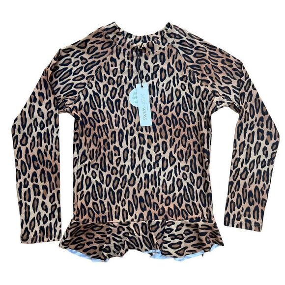 Swiminista Kids Swim RashGuard top size 12 NWT